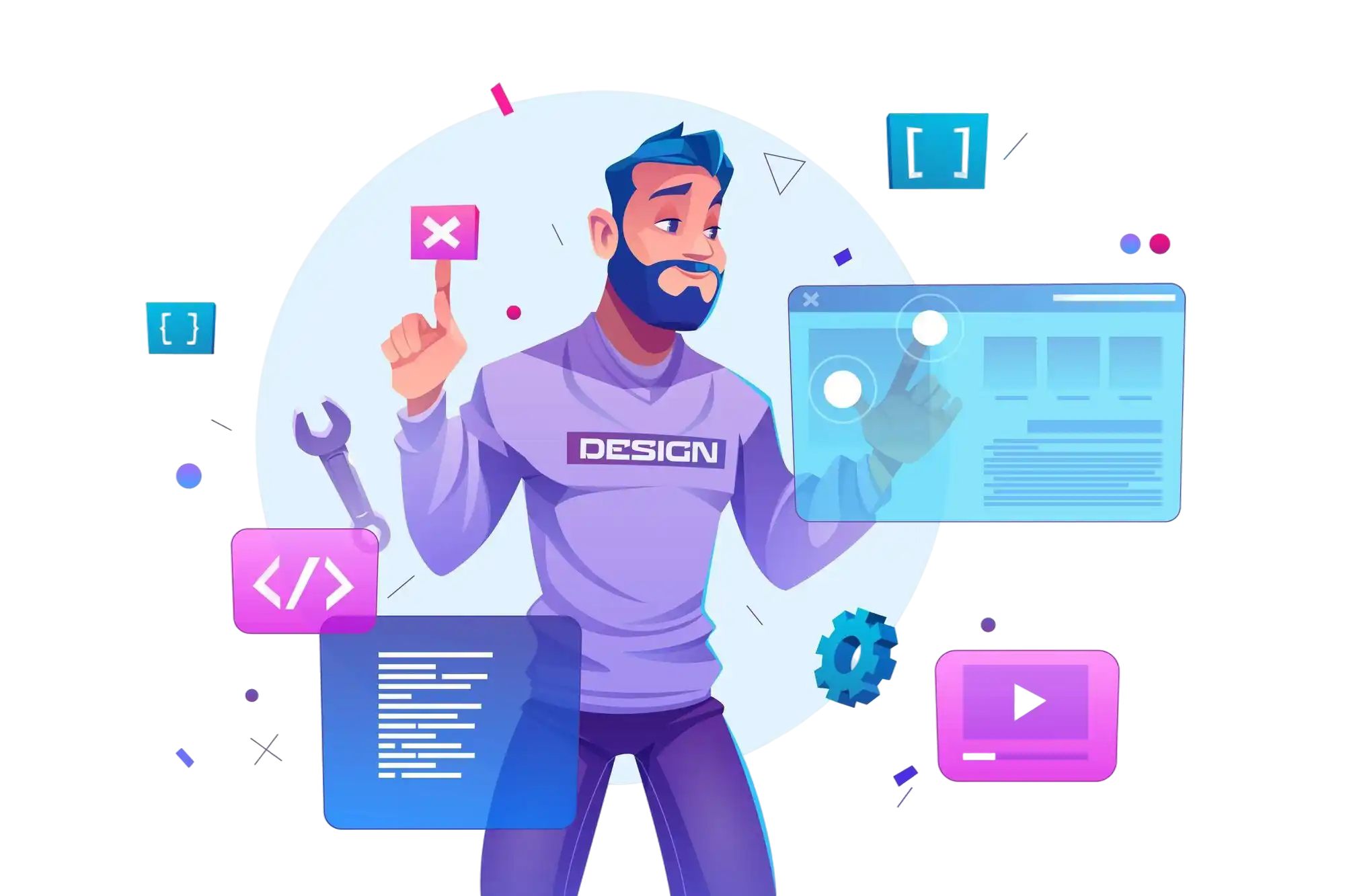 Image de webdesgin de site internet